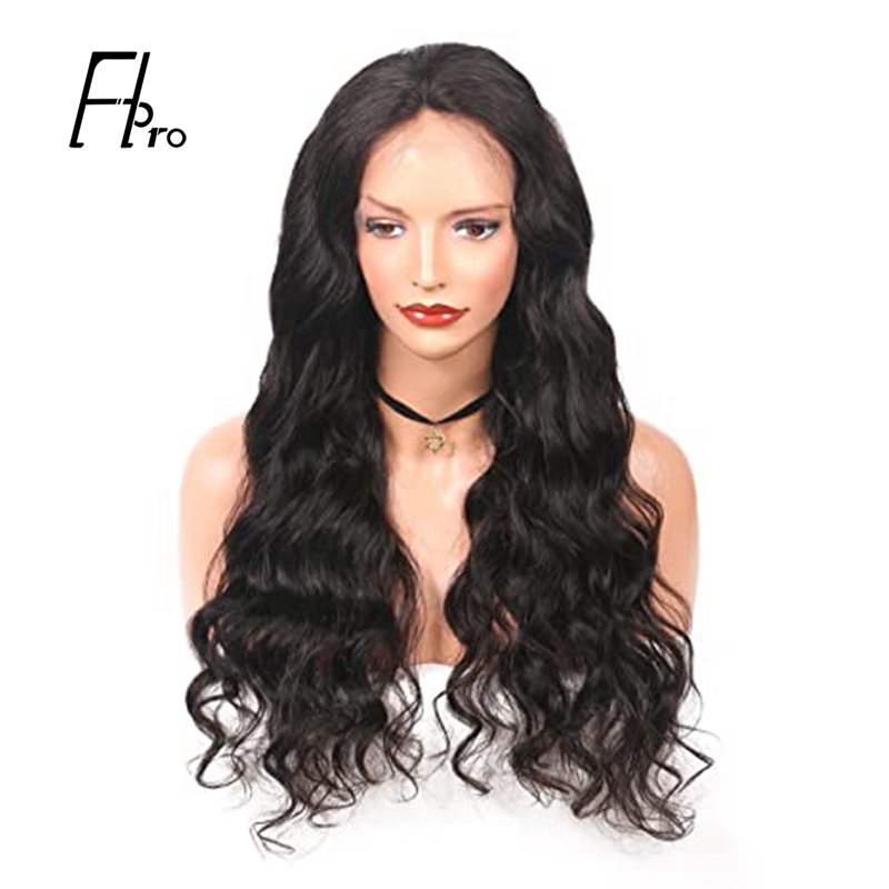 4x4 Lace Closure Wig Unit Body Wave Virgin Hair Natural Color